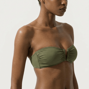 Bandeau Top Olive - Bikini_Top - K A M P O S