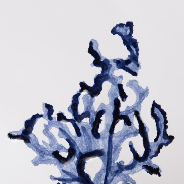 Dinner Plate Coral Blue - Pottery - K A M P O S