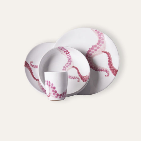 Glass Octopus Pink - Pottery - K A M P O S