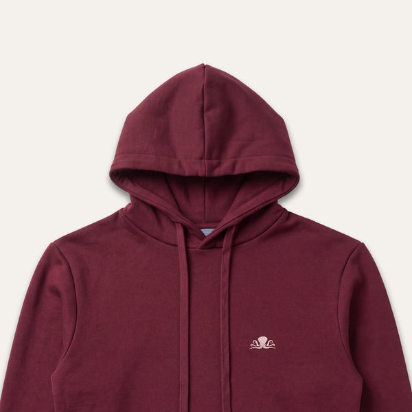 Hoodie Octopus Burgundy - Hoodie - K A M P O S