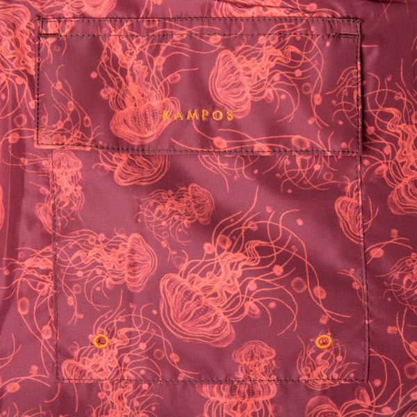 Swim Shorts Jellyfish Red - Swimshorts_Man - K A M P O S