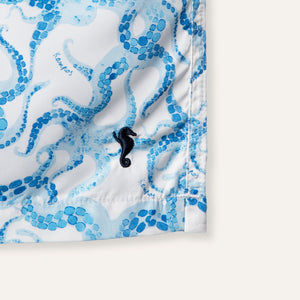 Swim Shorts Long Octopus Navy - Swimshorts_Man - K A M P O S