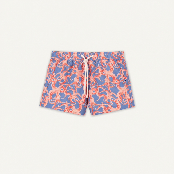 Swim Shorts Octopus Orange (Kids) - Swimshorts_Kid - K A M P O S