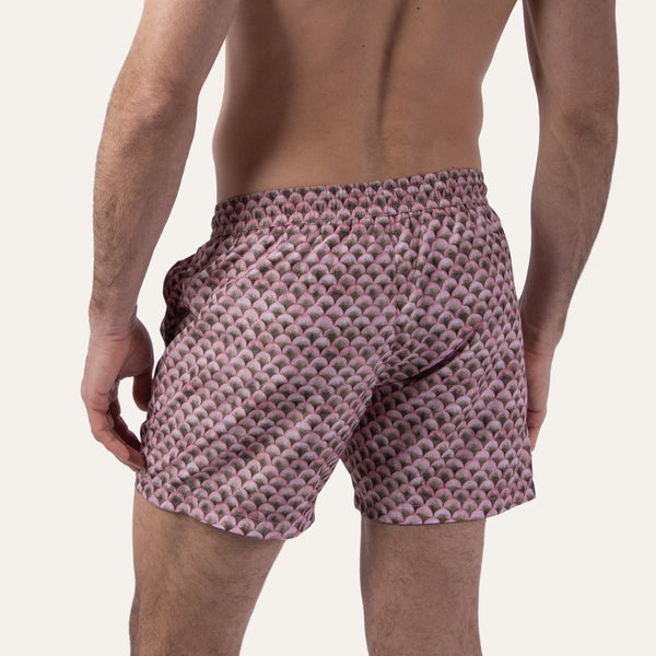 Swim Shorts Scales Olive - Swimshorts_Man - K A M P O S