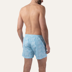 Swim Shorts Scales Turquoise - Swimshorts_Man - K A M P O S