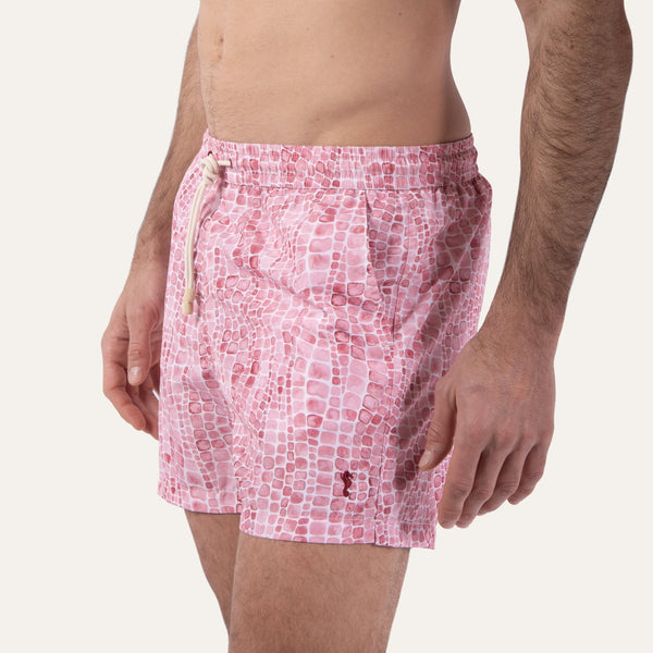 Swim Shorts Whale Skin Pink - Swimshorts_Man - K A M P O S