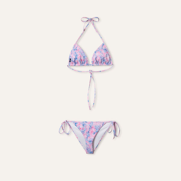 Tie - Side Bikini Coral Pink - Bikini_Woman - K A M P O S