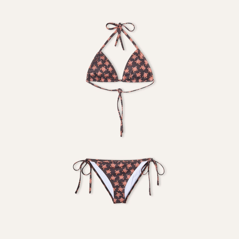 Tie - Side Bikini Tartarughino Juniper - Bikini_Woman - K A M P O S
