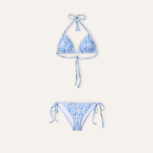 Tie - Side Bikini Whale Skin Navy - Bikini_Woman - K A M P O S