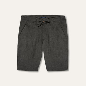 Linen Bermuda Shorts Olive - KAMPOS