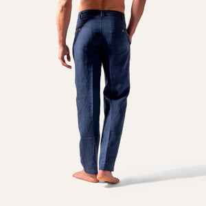 Linen Pants Navy