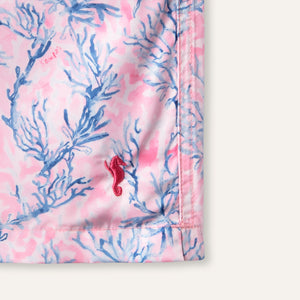 Swim Shorts Long Coral Pink -