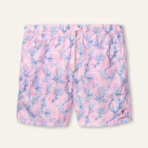 Swim Shorts Long Coral Pink -