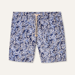 Swim Shorts Long Coral Deep