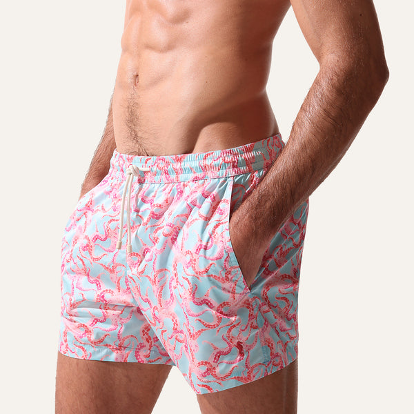 Swim Shorts Octopus Blue -